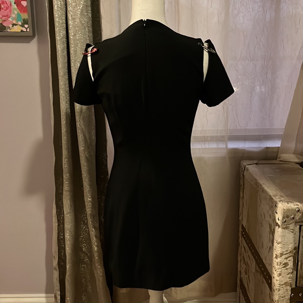 ☀️SOLD☀️Versus by Versace Black Pin Dress - Picture 3 of 6